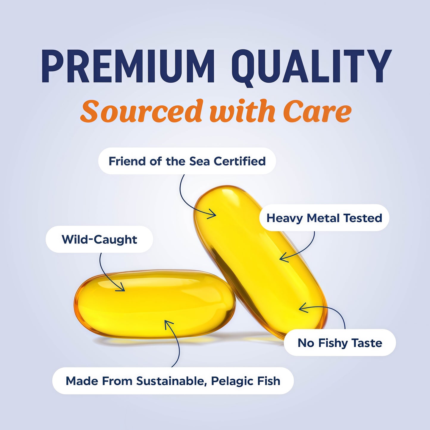 Triple Strength DHA Omega 3 Fish Oil 3600 mg | Over 2100mg Omega-3 Fatty Acids with 860mg of DHA | 1300mg EPA | Best Essential Fatty Acids | Premium Wild Caught & Burpless Fish Oil | 180 Softgels